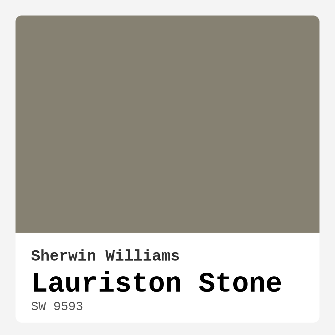 Lauriston Stone SW 9593 by Sherwin Williams
