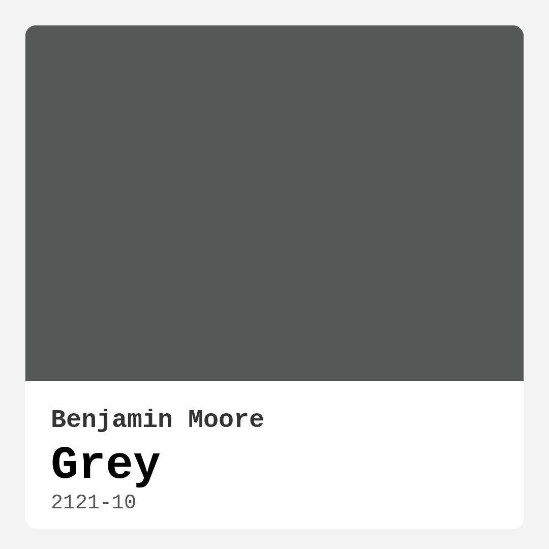 Grey 2121-10 by Benjamin Moore