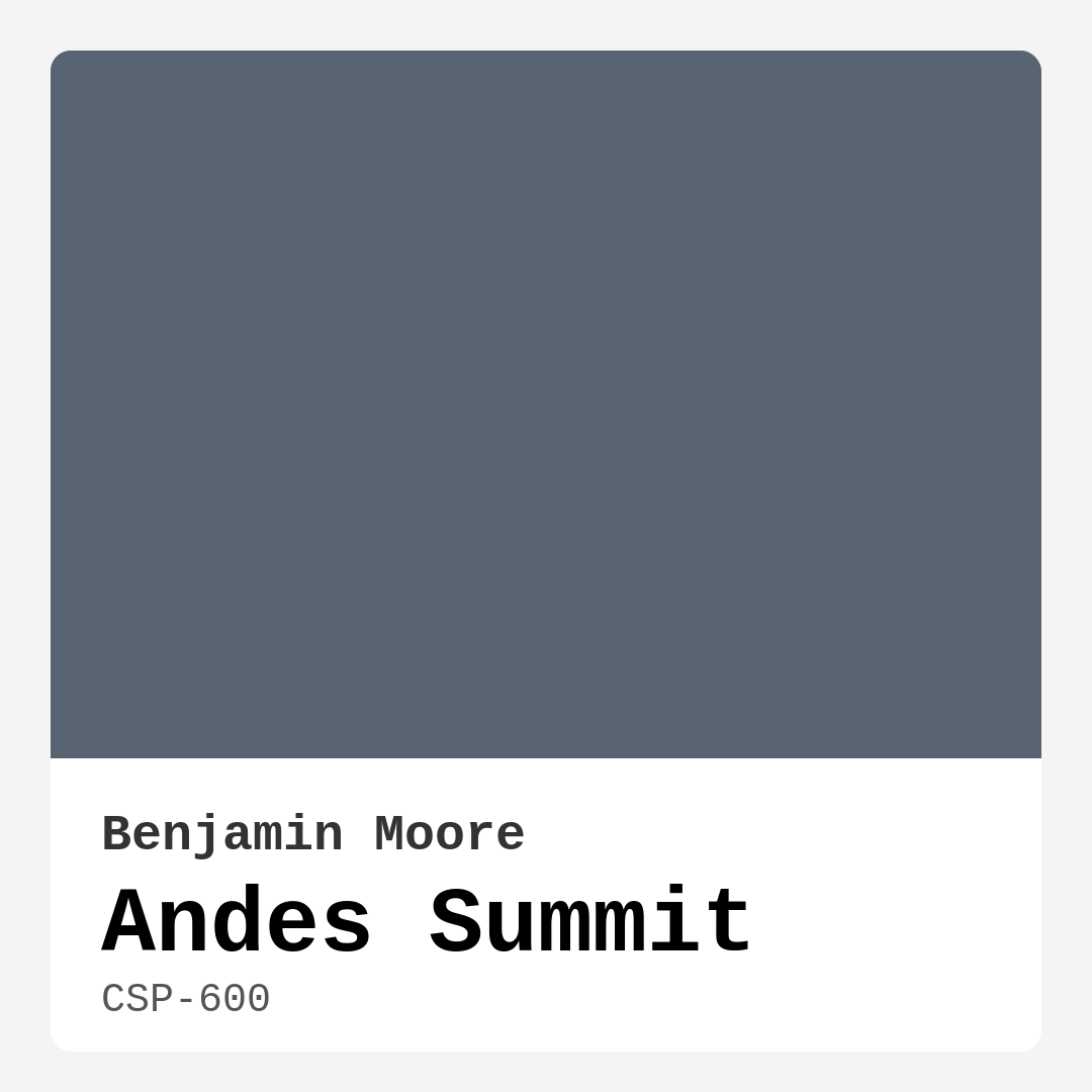 Andes Summit CSP-600 by Benjamin Moore