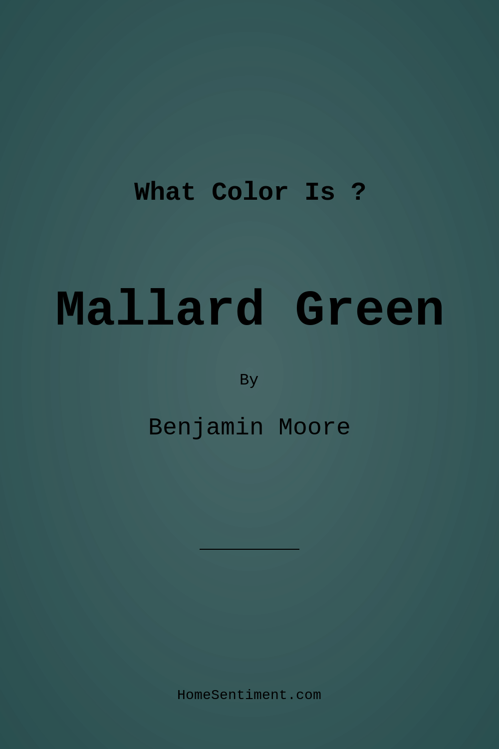 Mallard Green 2053-10 by Benjamin Moore