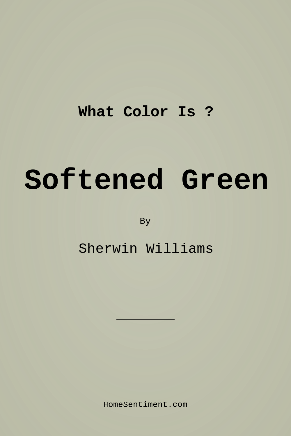 Softened Green SW 6177 by Sherwin Williams