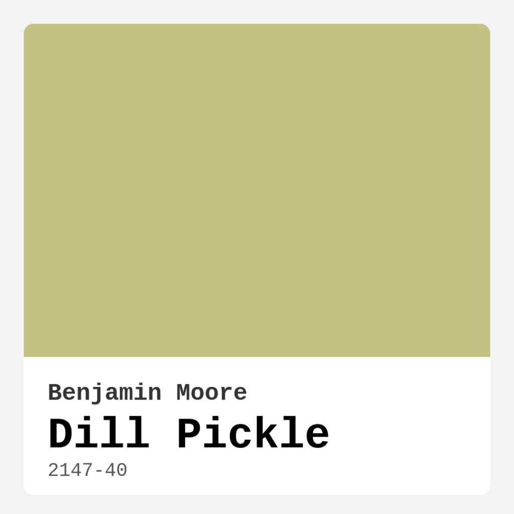 Dill Pickle 2147-40 by Benjamin Moore