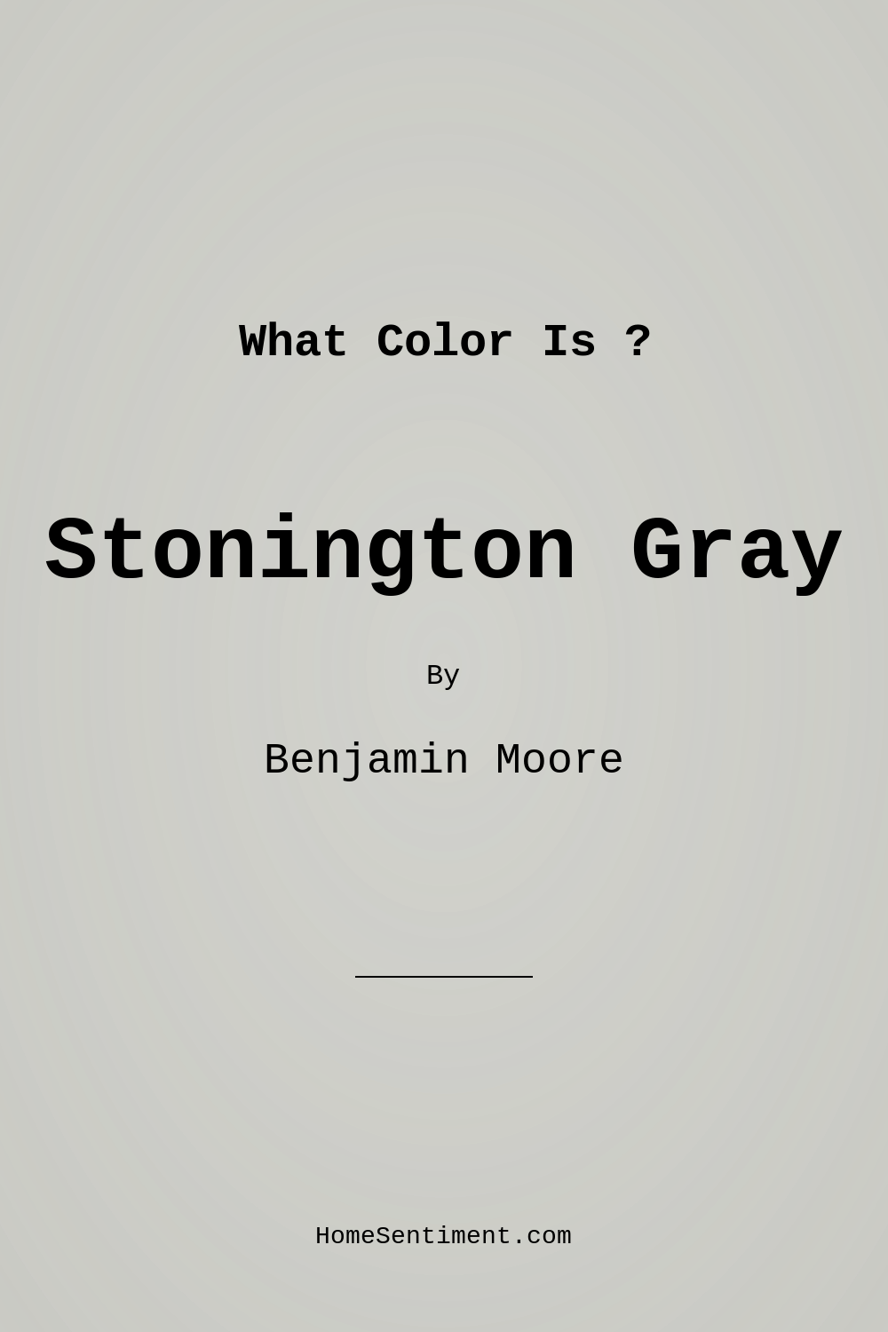 Stonington Gray HC-170 by Benjamin Moore