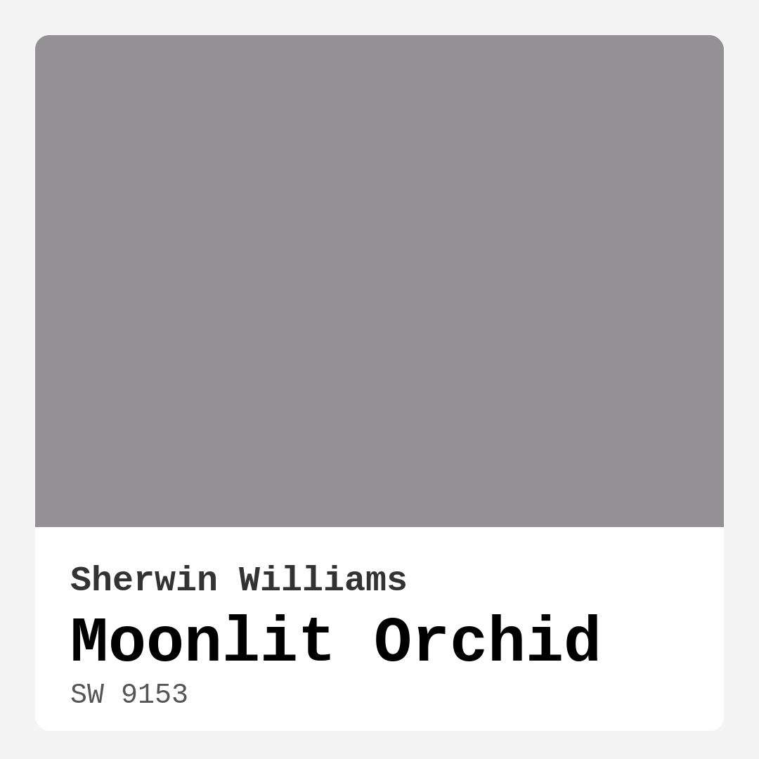 Moonlit Orchid SW 9153 by Sherwin Williams