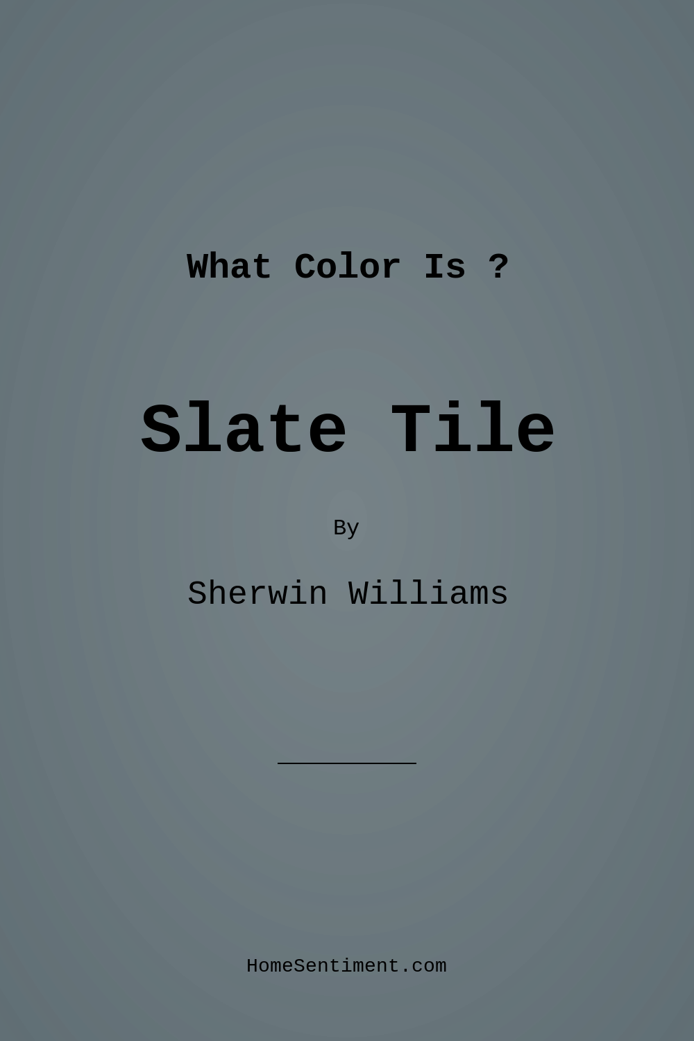 Slate Tile SW 7624 by Sherwin Williams