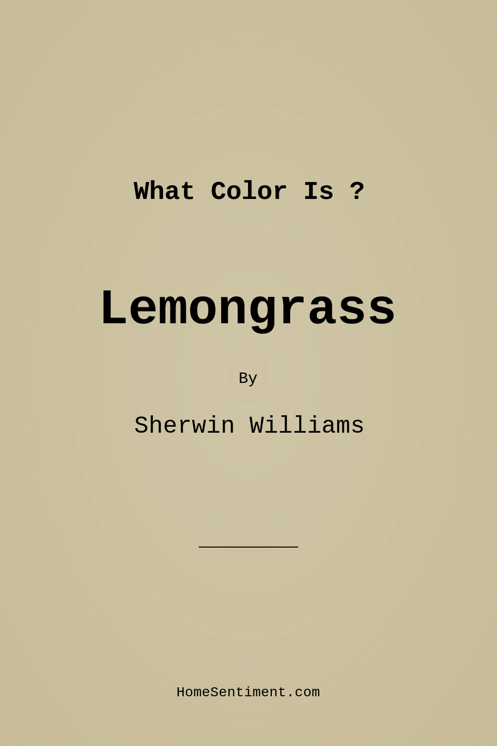 Lemongrass SW 7732 by Sherwin Williams