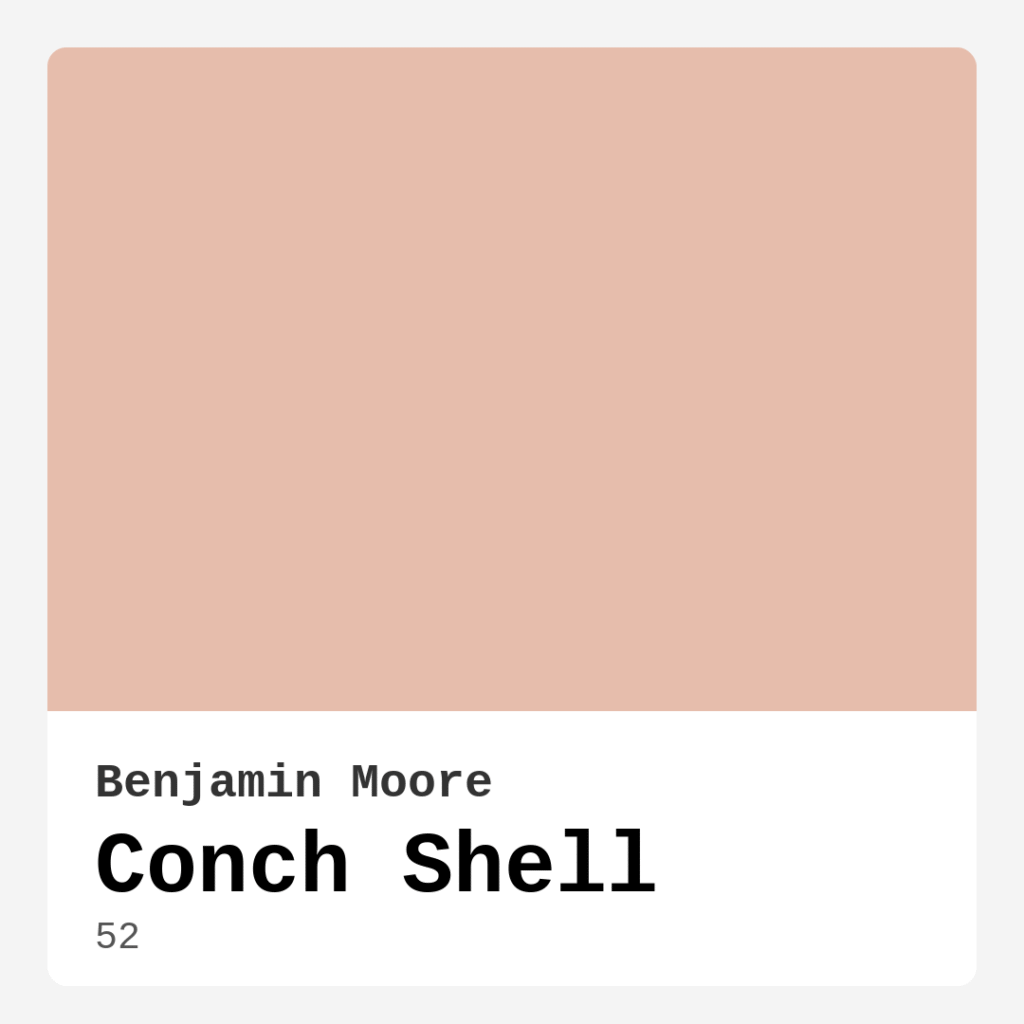 Conch Shell 52 by Benjamin Moore
