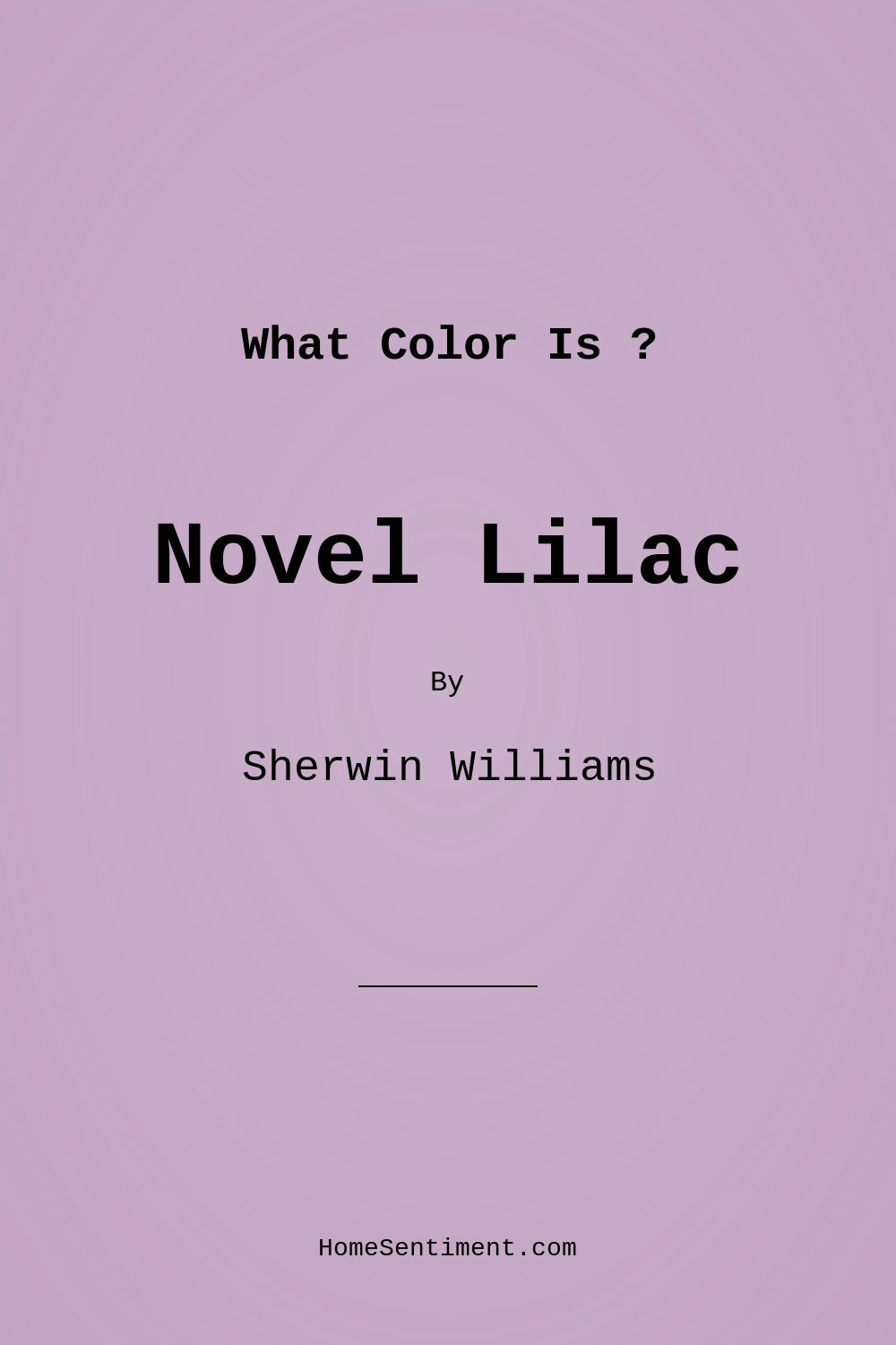 Novel Lilac SW 6836 by Sherwin Williams