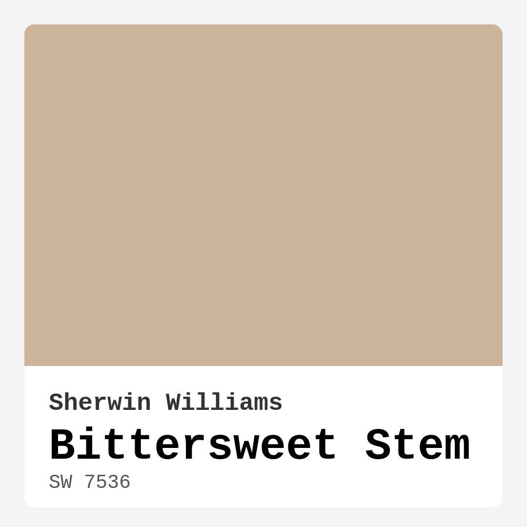 Bittersweet Stem SW 7536 by Sherwin Williams