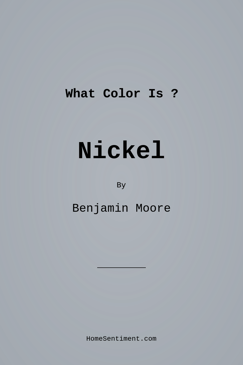 Nickel 2119-50 by Benjamin Moore