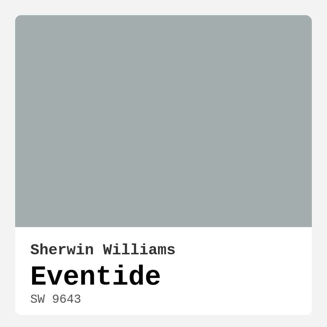 Sherwin Williams Eventide SW 9643 Real Images