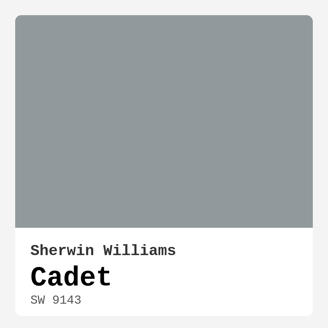 Cadet SW 9143 by Sherwin Williams