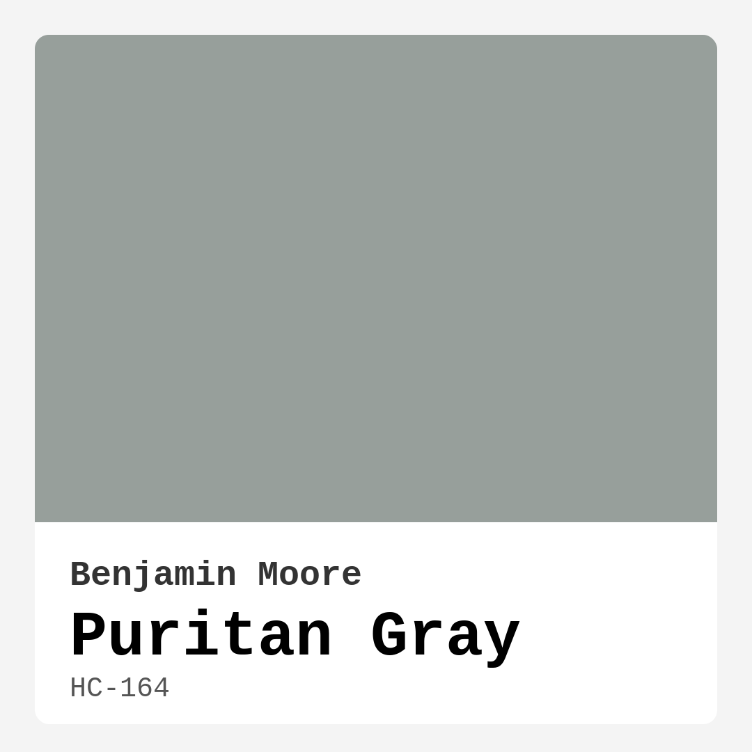 Puritan Gray HC-164 by Benjamin Moore