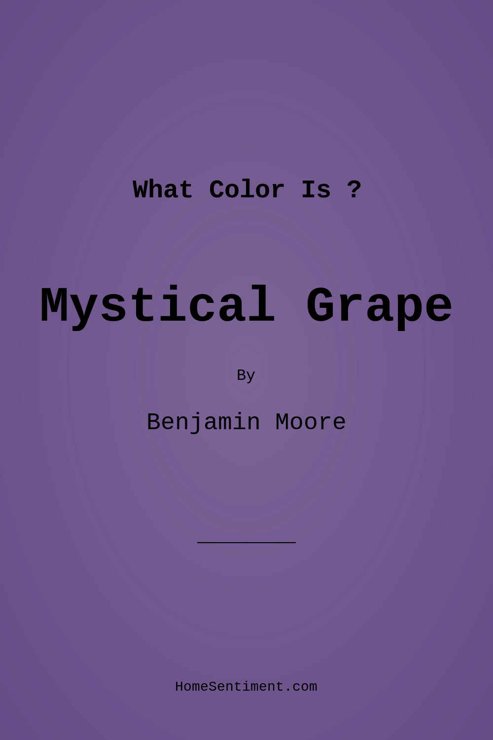 Mystical Grape 2071-30 by Benjamin Moore