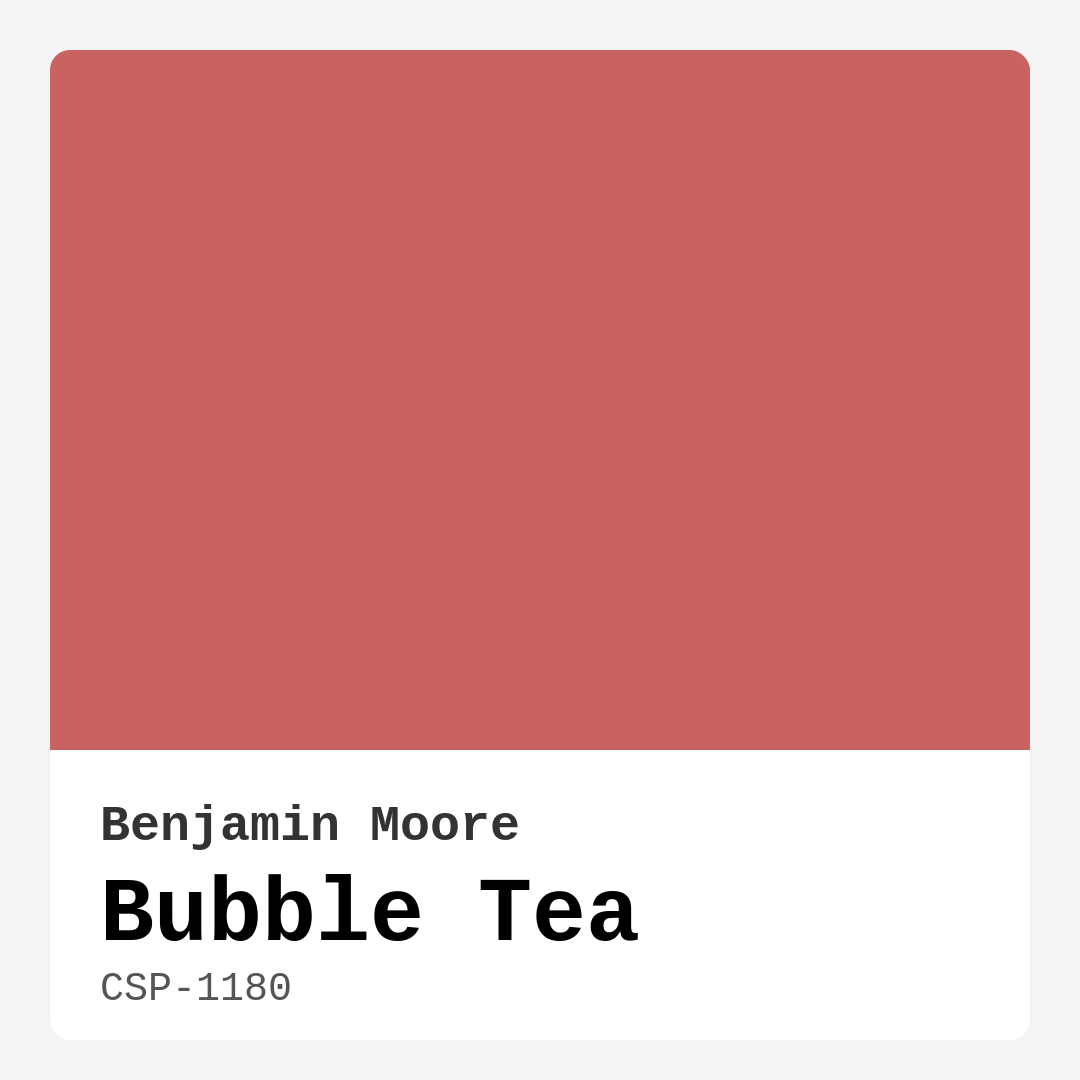 Bubble Tea CSP-1180 by Benjamin Moore