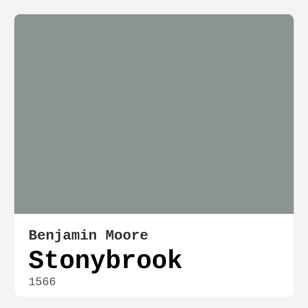 Stonybrook 1566 by Benjamin Moore
