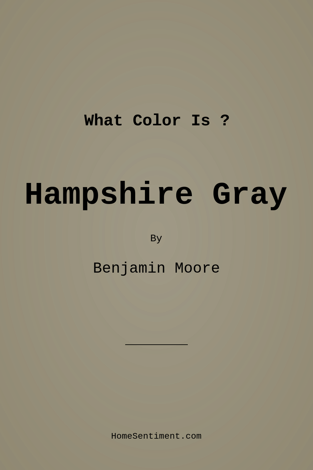 Hampshire Gray HC-101 by Benjamin Moore