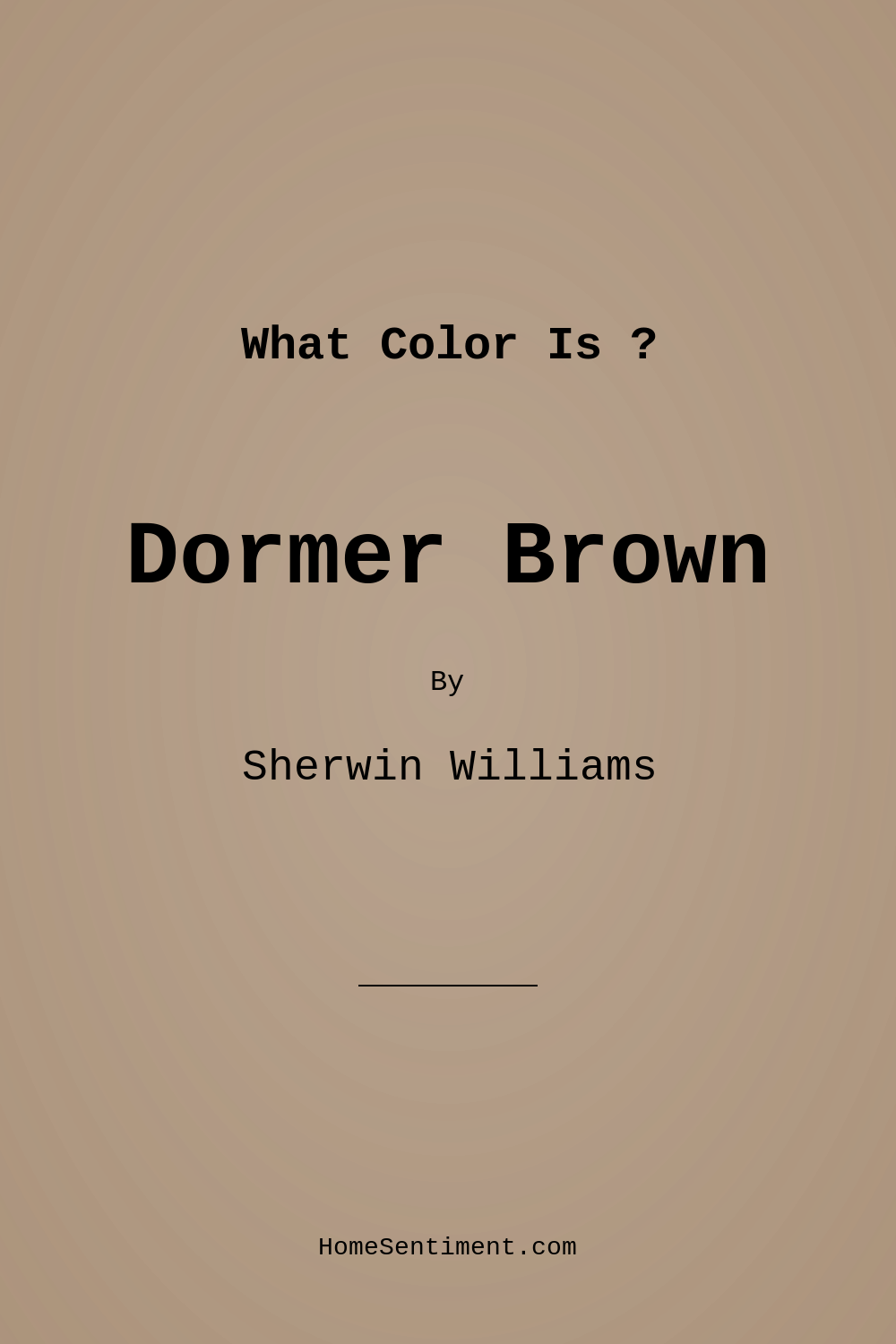 Dormer Brown SW 7521 by Sherwin Williams