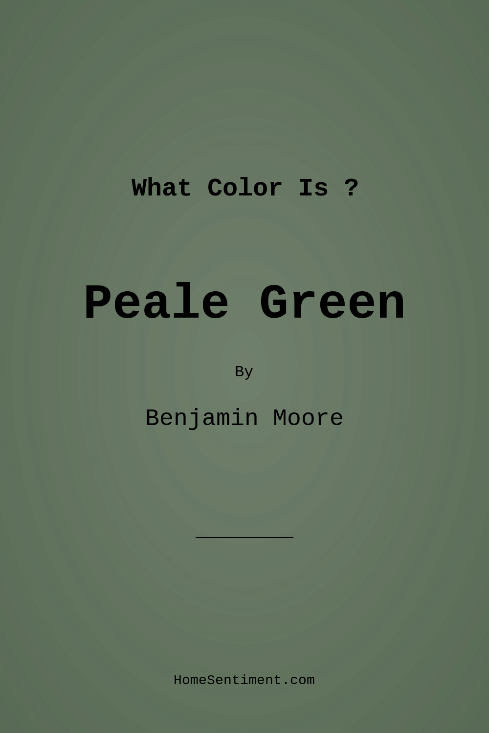 Peale Green HC-121 by Benjamin Moore