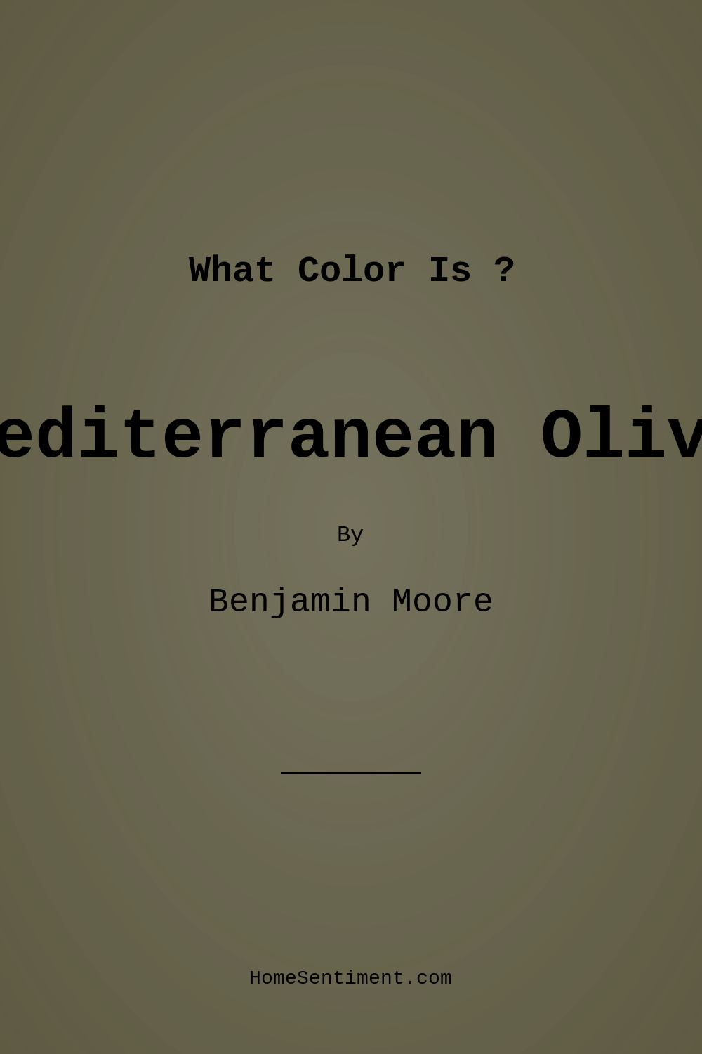 Mediterranean Olive 2142-10 by Benjamin Moore