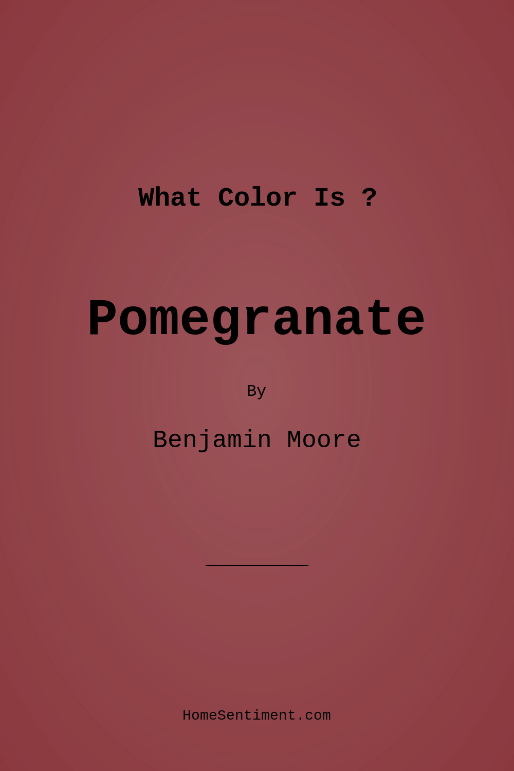 Pomegranate AF-295 by Benjamin Moore