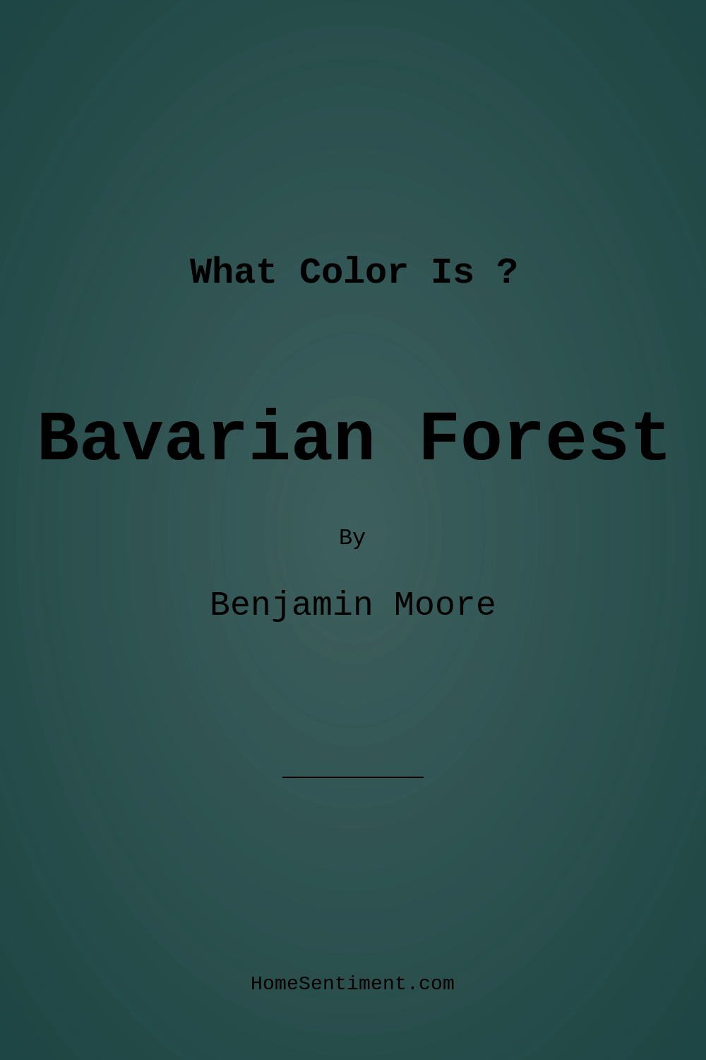 Bavarian Forest 2054-10 by Benjamin Moore