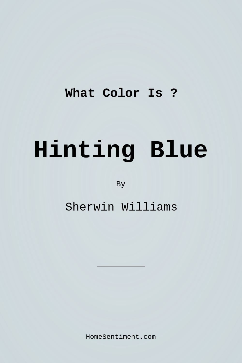 Hinting Blue SW 6519 by Sherwin Williams