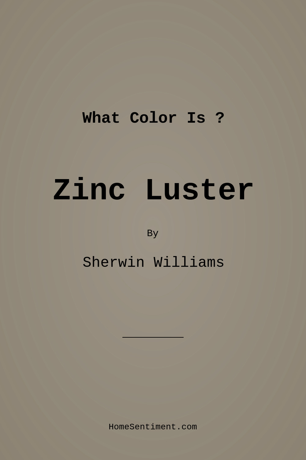 Zinc Luster SW 9514 by Sherwin Williams