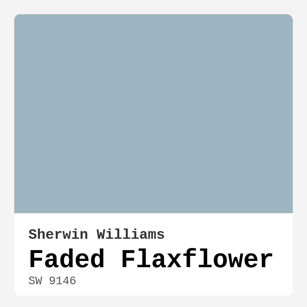 Faded Flaxflower SW 9146 by Sherwin Williams