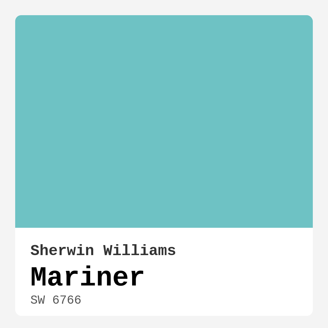 Mariner SW 6766 by Sherwin Williams