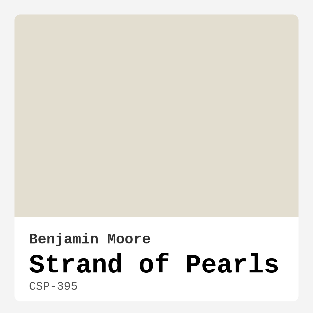 Strand of Pearls CSP-395 by Benjamin Moore
