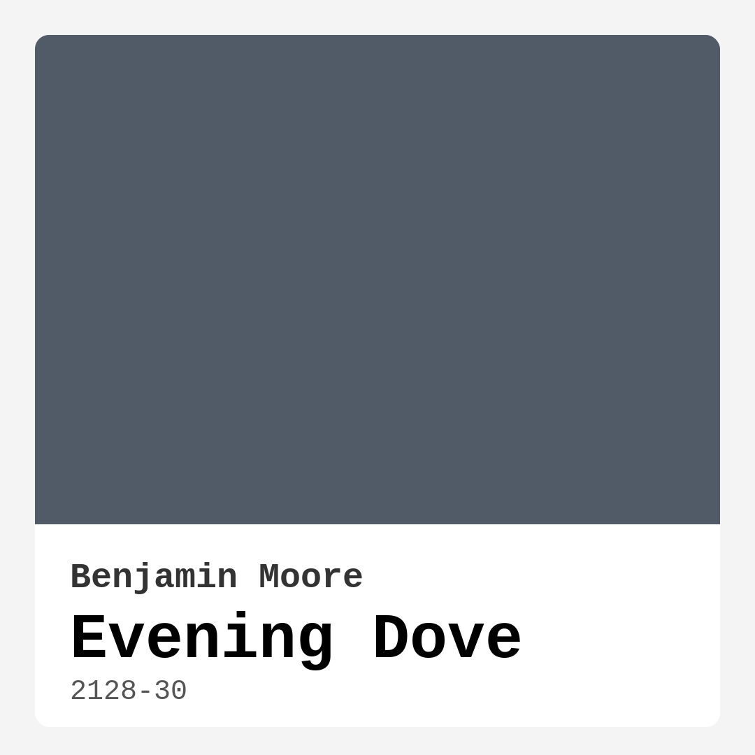 Evening Dove 2128-30 by Benjamin Moore