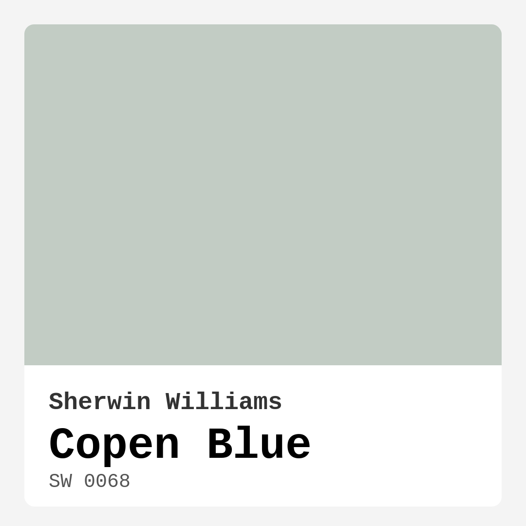 Copen Blue SW 0068 by Sherwin Williams