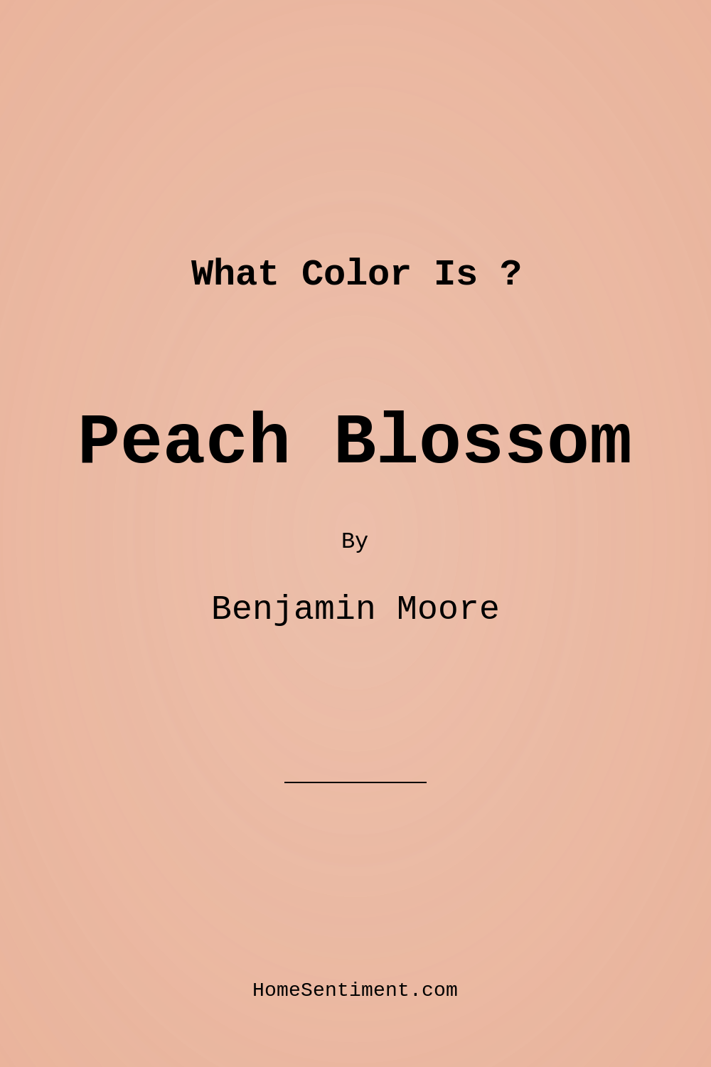 Peach Blossom 2175-50 by Benjamin Moore