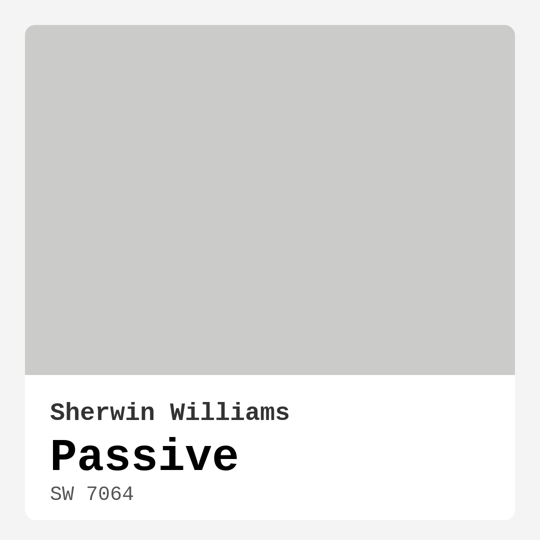 Passive SW 7064 by Sherwin Williams