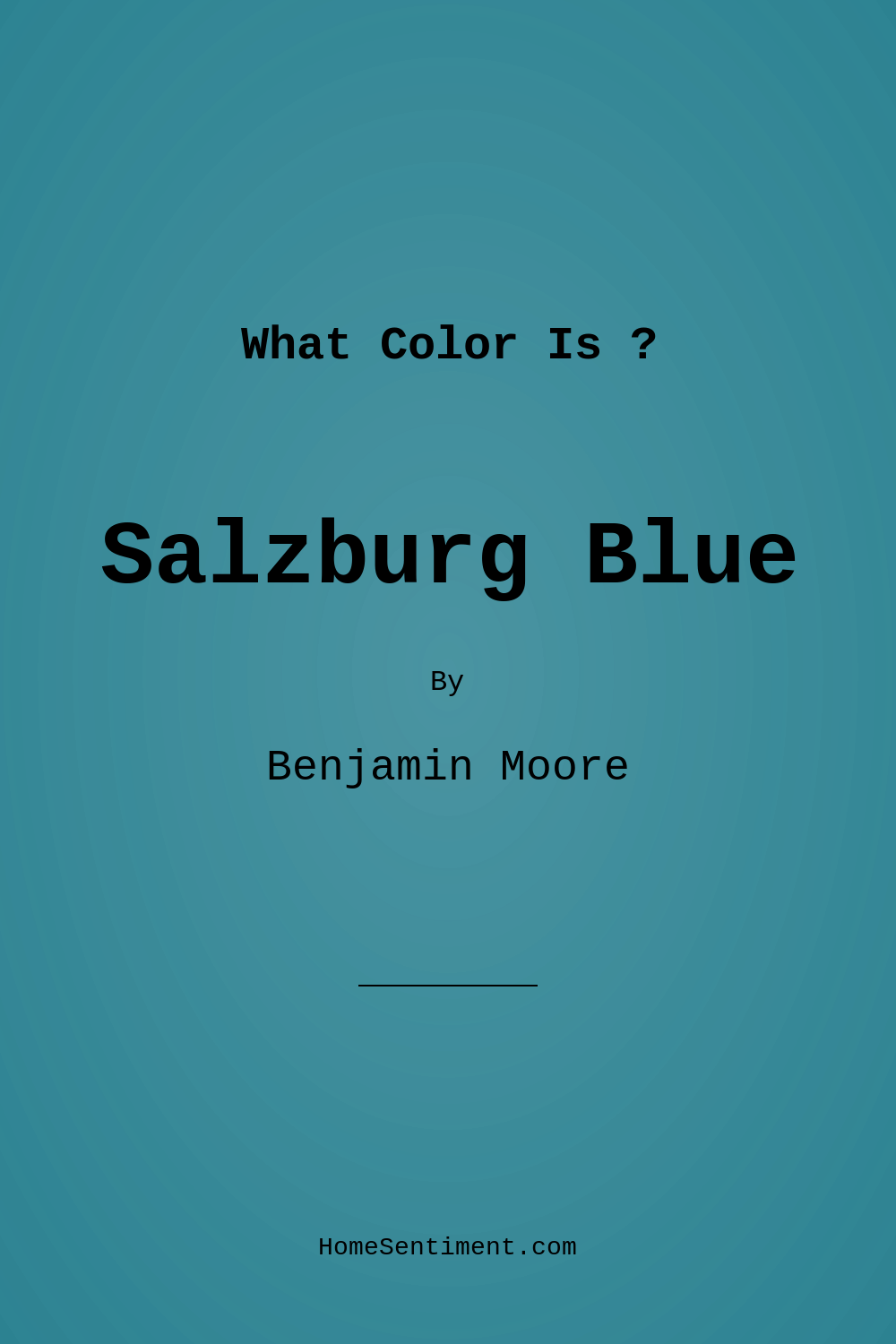Salzburg Blue 755 by Benjamin Moore