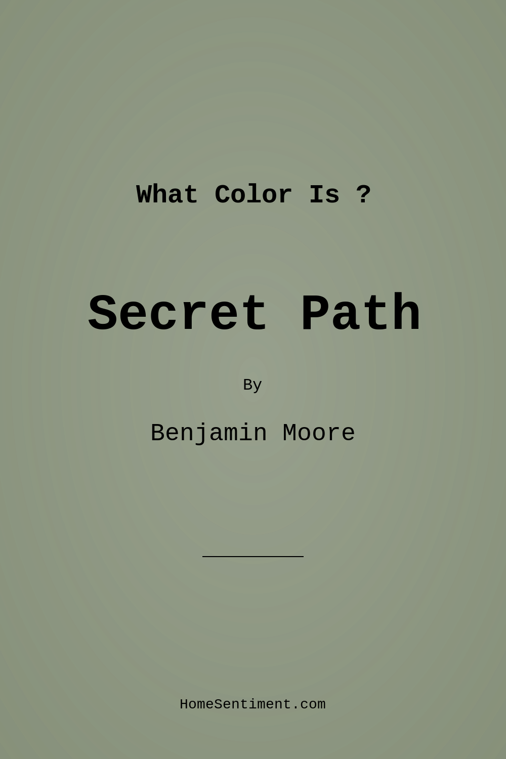 Secret Path CSP-800 by Benjamin Moore