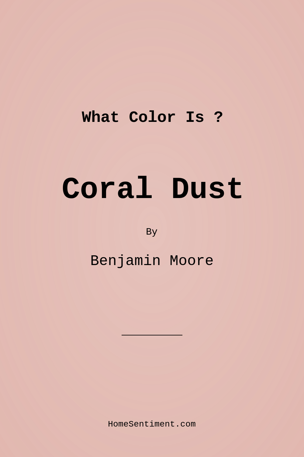Coral Dust 2173-50 by Benjamin Moore