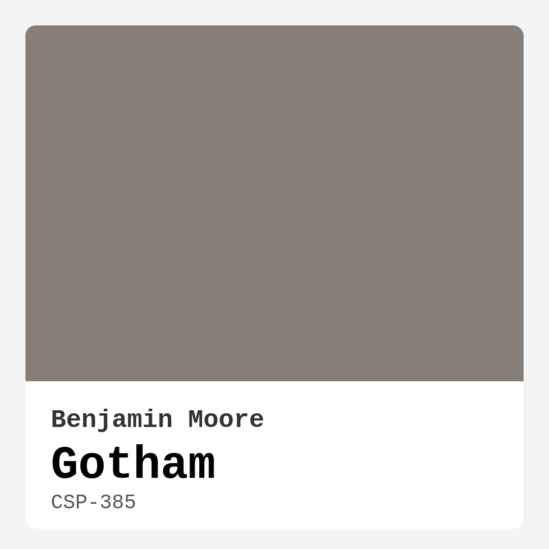 Gotham CSP-385 by Benjamin Moore