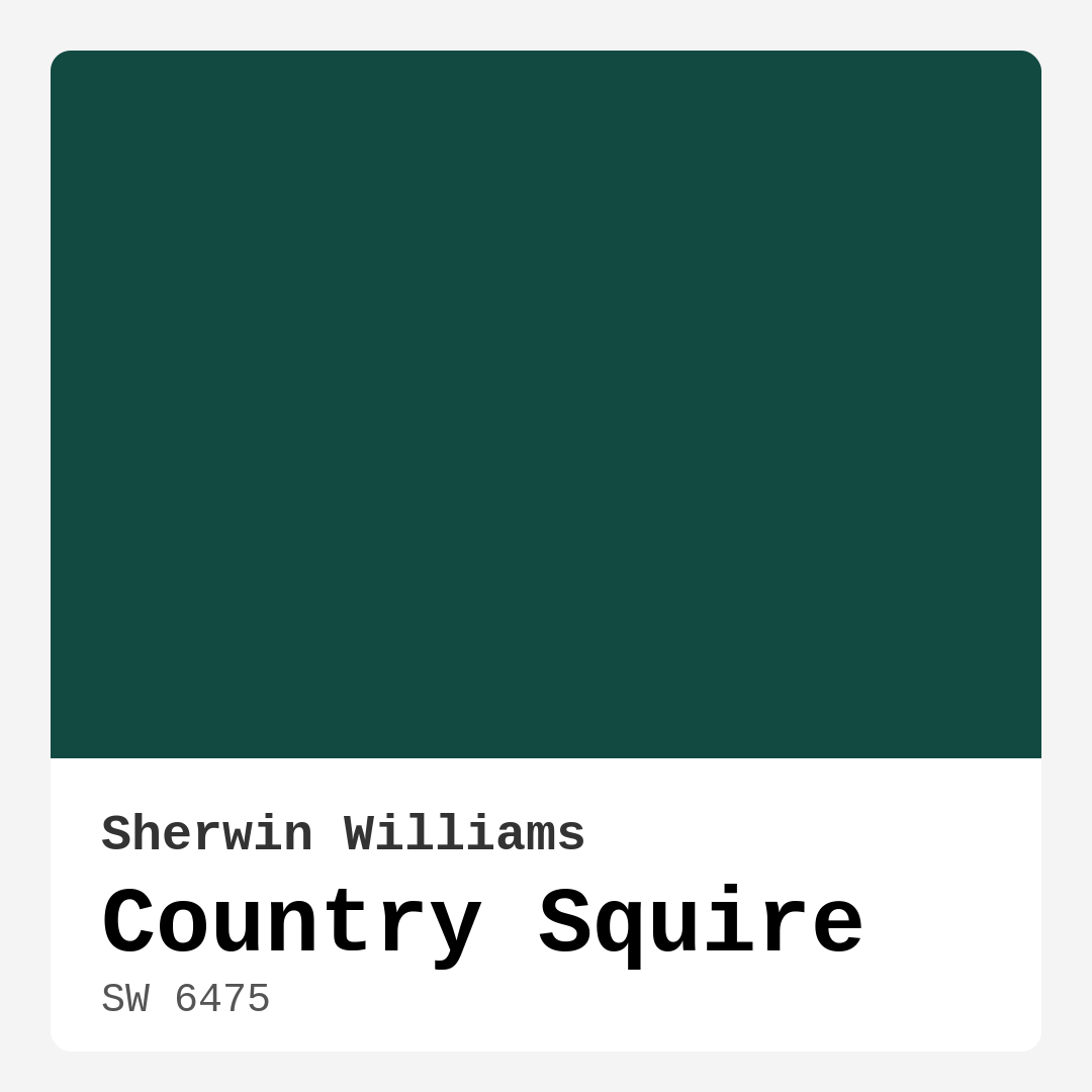 Country Squire SW 6475 by Sherwin Williams