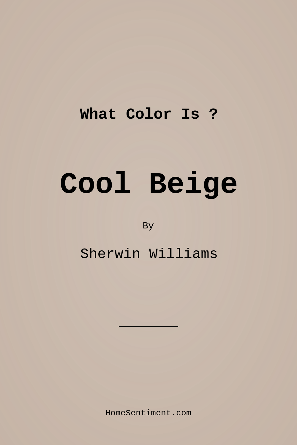 Cool Beige SW 9086 by Sherwin Williams