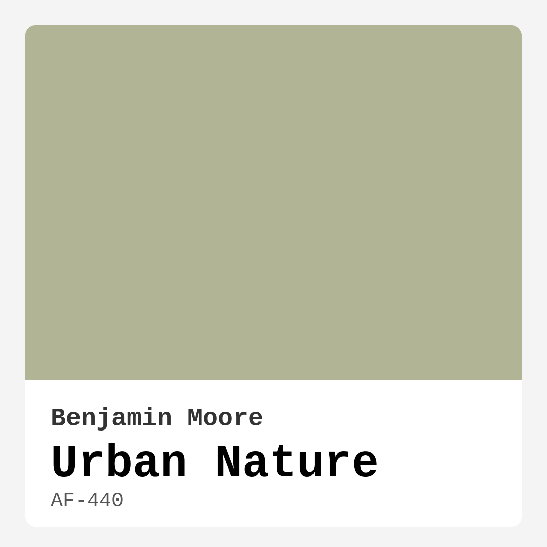 Urban Nature AF-440 by Benjamin Moore