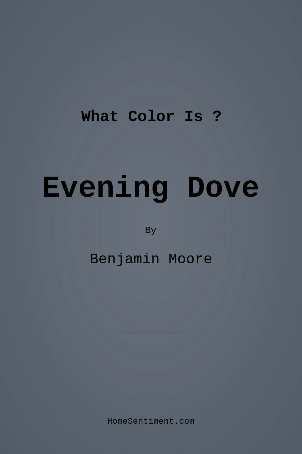 Evening Dove 2128-30 by Benjamin Moore