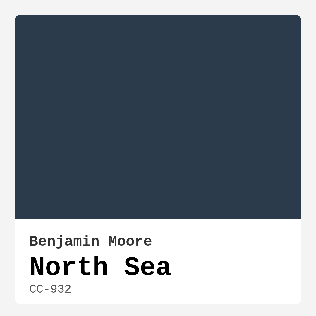 North Sea CC-932 by Benjamin Moore