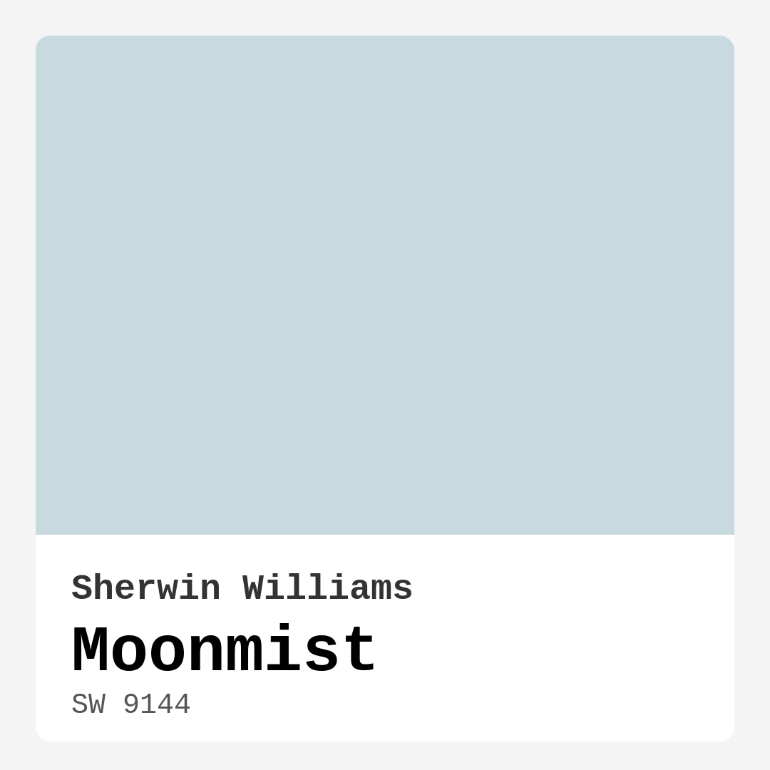 Sherwin Williams Moonmist SW 9144 Real Images