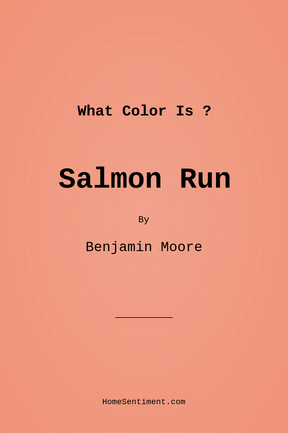 Salmon Run 19 by Benjamin Moore