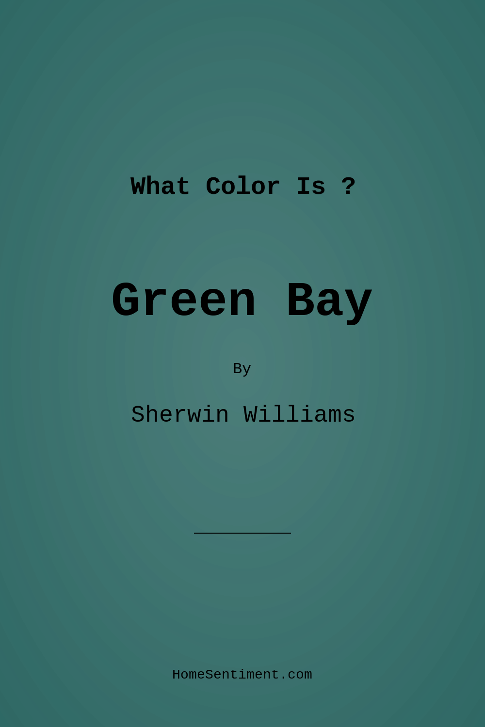Green Bay SW 6481 by Sherwin Williams