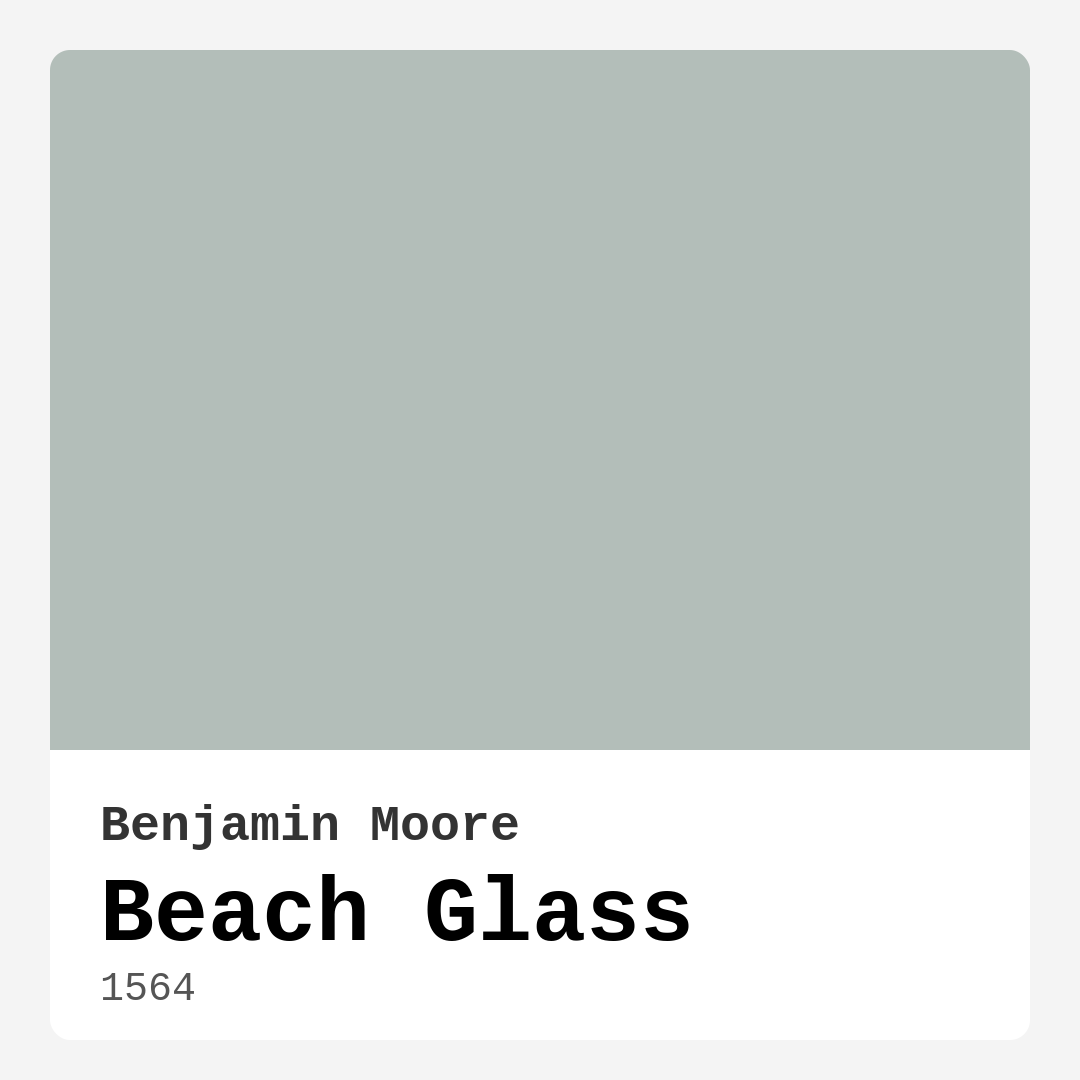 Benjamin Moore Beach Glass 1564 Real Images