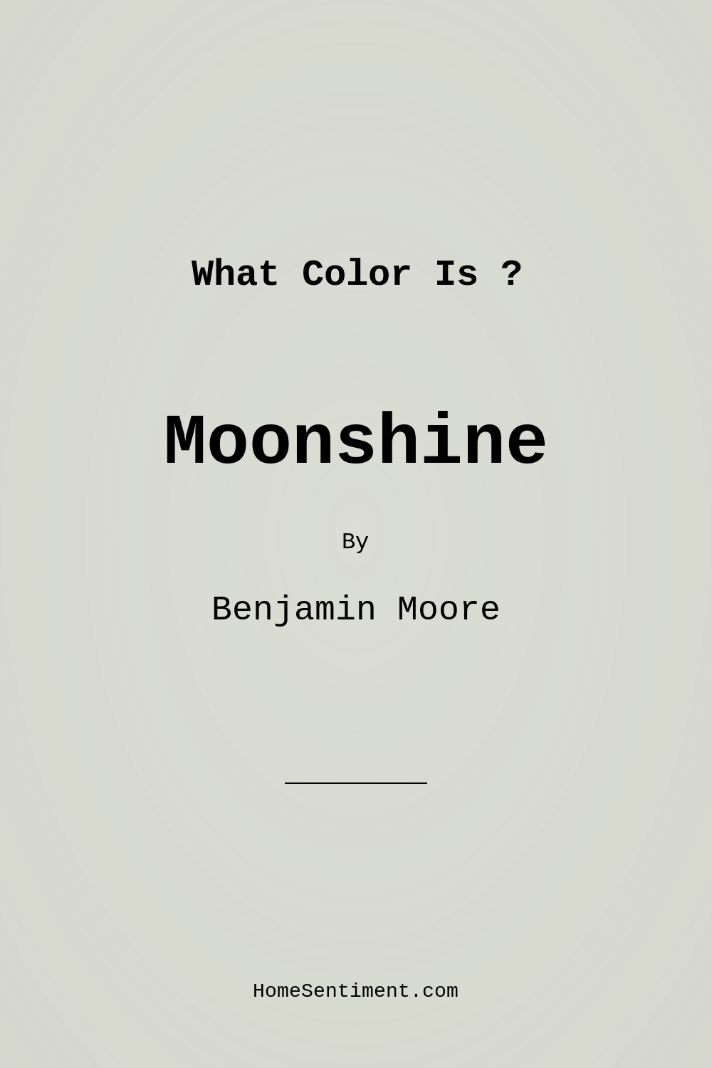 Moonshine OC-56 by Benjamin Moore