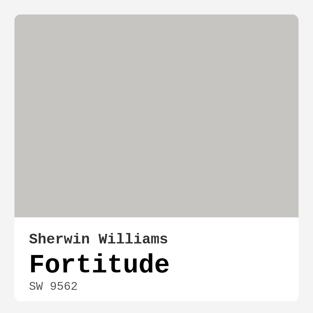 Fortitude SW 9562 by Sherwin Williams